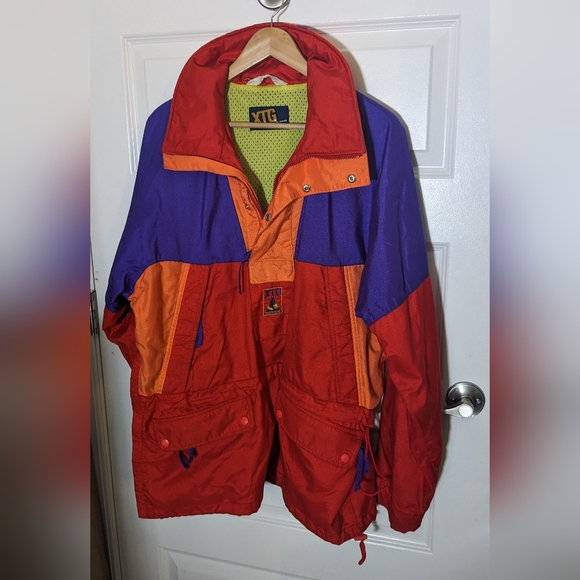 Retro ski snowboard jacket - Picture 3 of 6